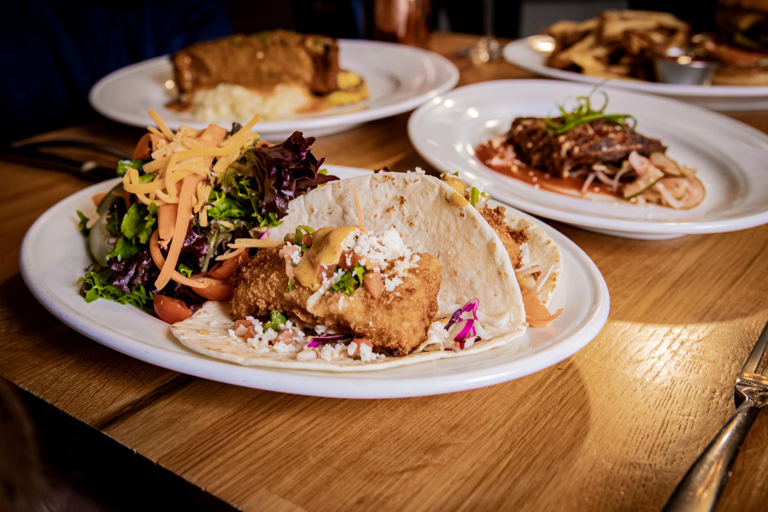 Fish tacos at a Frisco restaurant
